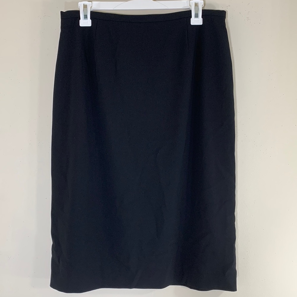 David Warren New York Black Pencil Skirt. 14. NWT.